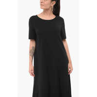 Rochii lungi Dama pagina 5 - Rochii lungi THE ROW Short-Sleeved Hannah Wide Dress Black Femei (BM 17936698) - B-mall.ro