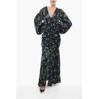 Rochii lungi Relaxed-Fit Floral Dress Femei