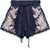 ZIMMERMANN Rhiannon Tuck Shorts NAVY MULTI PAISLEY