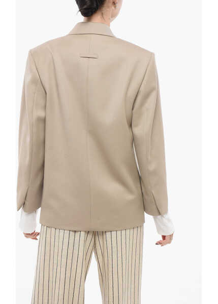 Sacouri FEAR OF GOD Wool Double Breasted Blazer Beige Femei (BM 17936851) 2