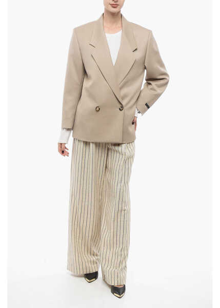 Sacouri FEAR OF GOD Wool Double Breasted Blazer Beige Femei (BM 17936851) 4