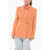 Tagliatore Linen Double Breasted Blazer With Patch Pocket Orange