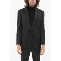 Sacouri Cc Collection Peak Lapel Cerimonia Academy Blazer Barbati