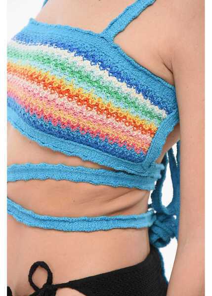 Sutiene ALANUI Crochet Bralette Top With Laces Multicolor Femei (BM 17936911) 3
