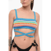 Sutiene Crochet Bra With Laces Femei