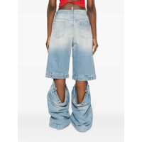 Imbracaminte Dama pagina 582 - Blugi drepti THE ATTICO Cut-Out Palazzo Denims 33Cm Light Blue Femei (BM 17936926) - B-mall.ro
