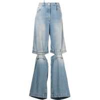 Blugi drepti Cut-Out Palazzo Denims 33Cm Femei