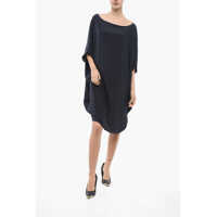 Rochii lungi Silk Cape Dress Femei