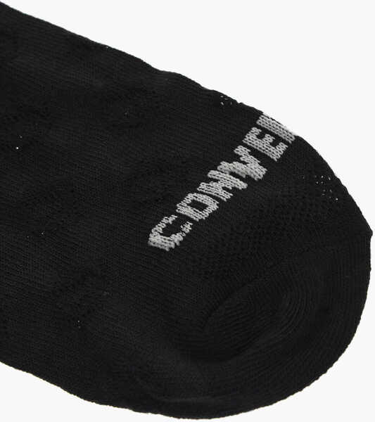 Sosete Converse Set 3 Pairs Of Solid Color Socks With All-Over Logo Black Femei (BM 17936935) 2