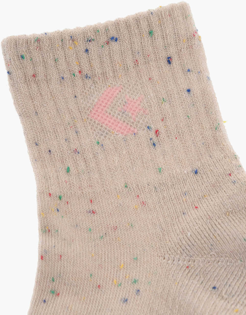Sosete Converse Set 2 Pairs Of Stretch Fabric Socks With Multicolor Details Beige Femei (BM 17936944) 2