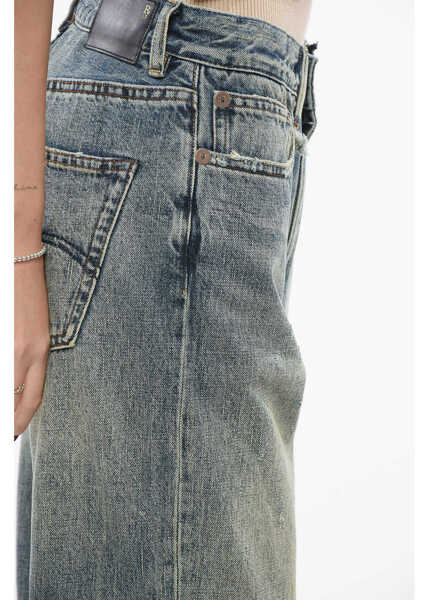 Blugi drepti R13 Vintage Wash Clinton Regular Fit Denims 21Cm Light Blue Femei (BM 17936947) 3