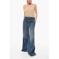 Imbracaminte Dama pagina 582 - Blugi drepti Khaite Dark Washed Super Wide Leg Denims Blue Femei (BM 17937097) - B-mall.ro