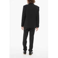 Costume CORNELIANI pentru Barbati - Costume CORNELIANI Satin Peak Lapel Suit Black Barbati (BM 17937100) - B-mall.ro