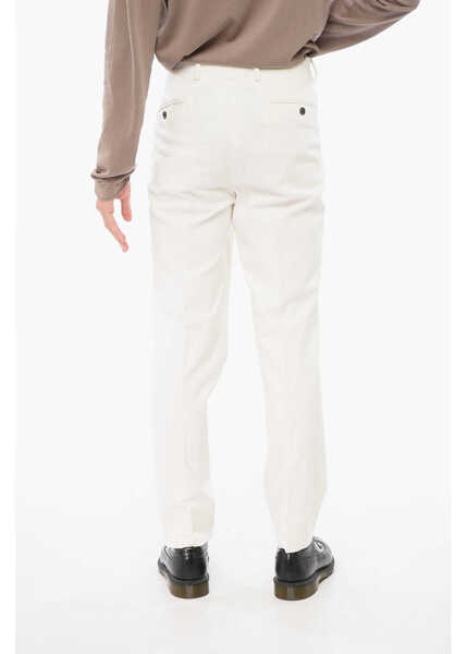 Pantaloni casual CORNELIANI Cotton Circle Pants White Barbati (BM 17937130) 2