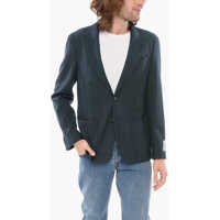 Sacouri Cc Collection Virgin Wool Retailored Light Unlined Blazer Barbati