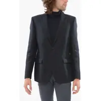Sacouri Cc Collection Linen Blazer With Flap Pockets Barbati