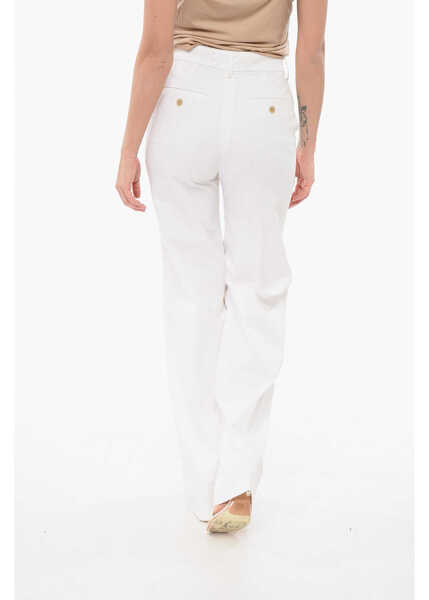 Pantaloni casual Department Five Misa Baggy Pants White Femei (BM 17937277) 2