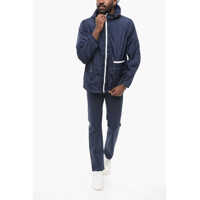 Jachete pentru Barbati pagina 15 - Jachete Woolrich Solid Color Deepsix Windbreaker Jacket With Hood Blue Barbati (BM 17937283) - B-mall.ro
