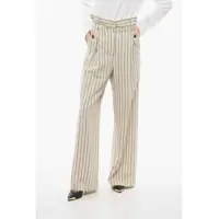 Pantaloni casual Low-Waisted Wide Leg Pants Femei