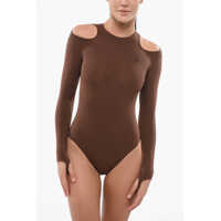 Body-uri Stretch Fabric Bodysuit With Cut-Out Details Femei