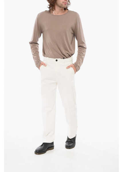 Pantaloni casual CORNELIANI Cotton Circle Pants White Barbati (BM 17937307) 4