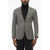 CORNELIANI Cc Collection Virgin Wool Refined Blazer With Glen Plaid Mot Black & White