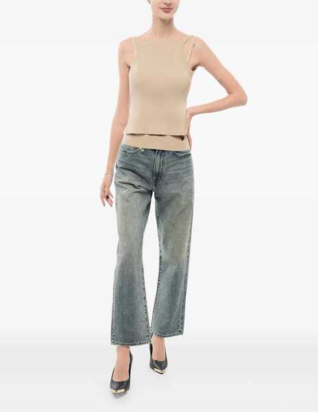 Bluze Armani Emporio Knit Layered Top Beige Femei (BM 17937319) 2