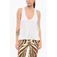 Bluze Silk U-Neckline Top Femei