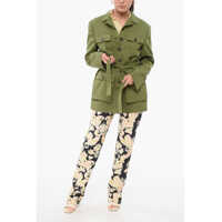 Jachete Dama pagina 6 - Jachete Golden Goose Belted Field Sahariana Jacket Green Femei (BM 17937352) - B-mall.ro