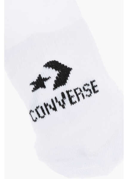 Sosete Converse Set Of 3 Solid Color Ultra Low Socks With Contrasting Logo White Femei (BM 17937478) 3