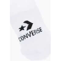 Sosete Converse Dama - Sosete Converse Set Of 3 Solid Color Ultra Low Socks With Contrasting Logo White Femei (BM 17937478) - B-mall.ro