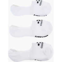 Sosete Set Of 3 Solid Color Ultra Low Socks With Contrasting Logo Femei