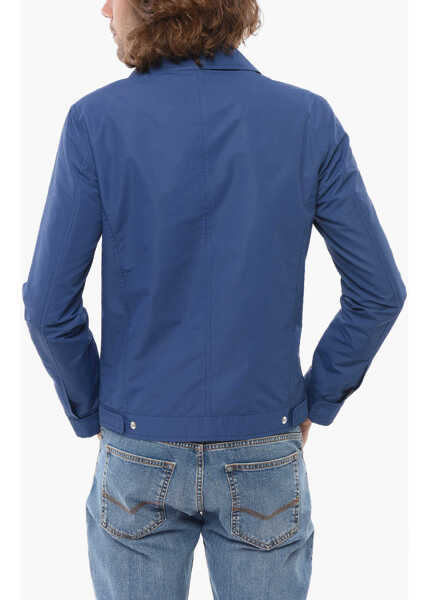 Jachete CORNELIANI Id Shirt-Collar Windbreaker Jacket Blue Barbati (BM 17937484) 2