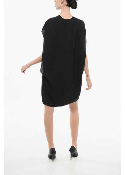 Rochii lungi THE ROW Silk Draped Dress Black Femei (BM 17937502) 2