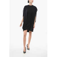 Rochii lungi Silk Draped Dress Femei