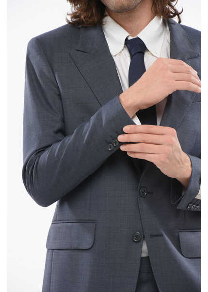 Costume CORNELIANI Cc Collection Peak Lapel Reset Suit Blue Barbati (BM 17937517) 3