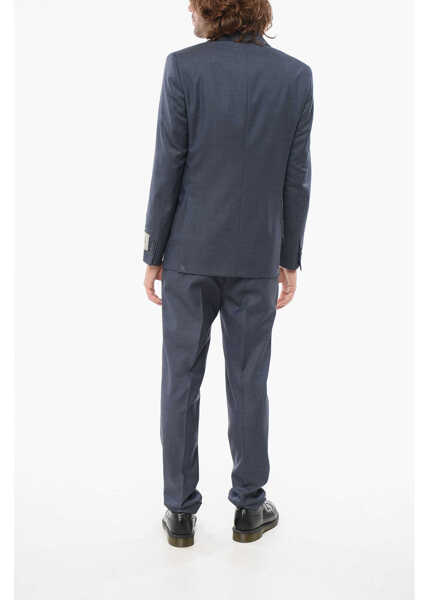 Costume CORNELIANI Cc Collection Peak Lapel Reset Suit Blue Barbati (BM 17937517) 4