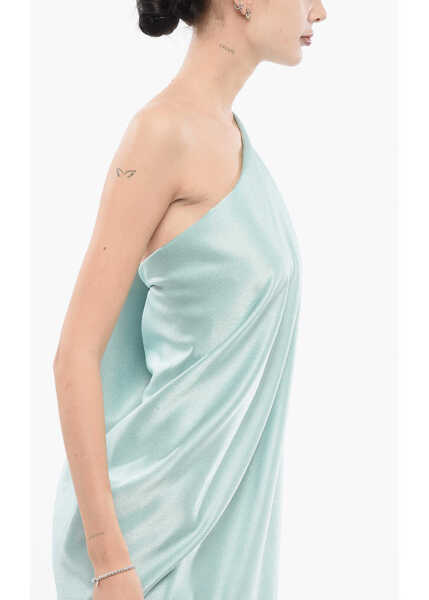 Rochii lungi STEPHAN JANSON Satin Cape Dress Blue Femei (BM 17937532) 3