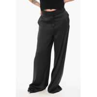 Pantaloni casual Silk Wide Leg Pants Femei