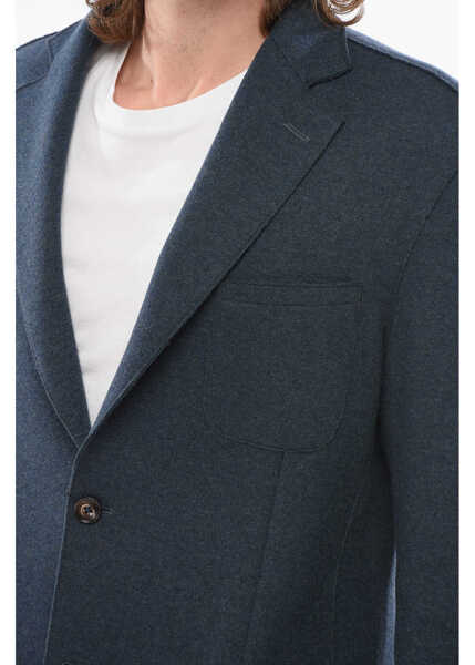 Sacouri CORNELIANI Cc Collection Wool Blend Unlined Blazer Blue Barbati (BM 17937550) 3