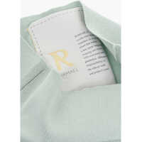 Fulare Dama - Fulare RAMAEL Ribbed Solid Color Snood Light Blue Femei (BM 17937562) - B-mall.ro