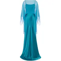 Rochii Alberta Ferretti Satin Dress Femei