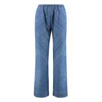 Pantaloni casual Pinko Namibia Printed Cotton Trousers Femei