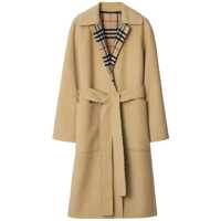 Paltoane Burberry Reversible Wool Wrap Coat Femei