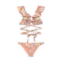Costume de baie Zimmermann Tallow Printed Bikini Set Femei