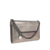 Portofele Stella McCartney Dama - Portofele Stella McCartney Stella McCartney Falabella Wallet Crossbody Bag STEEL GREY Femei (BM 17938638) - B-mall.ro