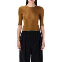 Topuri Saint Laurent Cassandre Knit Top Femei