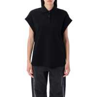 Tricouri Polo Saint Laurent Cassandre Piqué Polo Shirt Femei