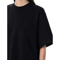 Tricouri Saint Laurent Dama - Tricouri Saint Laurent Saint Laurent Cotton Piqu Cassandre T-Shirt Black Femei (BM 17938845) - B-mall.ro