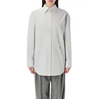 Camasi Saint Laurent Striped Cassandre Shirt Femei